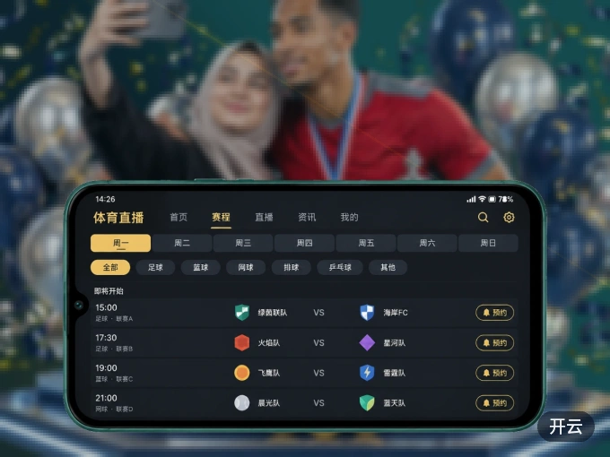 手机看球首选开云，秒开赛事即点即看